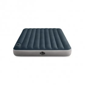 Intex Dura-Beam Single High Airbed Mattress with Built-In 2-Step Pump - QUEEN