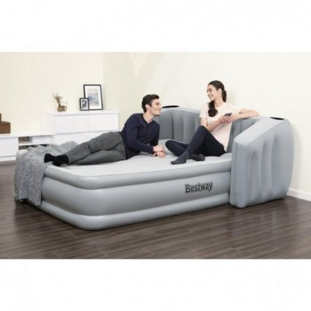 Bestway Wingback 17" Queen Air Mattress with Built-in Pump