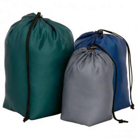 Outdoor Products Ditty Bag 3 Pack Stuff Bag, 16.2 L, Assorted, Unisex, Drawstring Closure