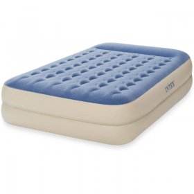 Intex 18" Dura-beam Standard Raised Pillow Rest Air Mattress - Queen (Pump Not Included)