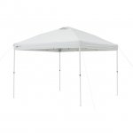 Ozark Trail Simple Push Straight Leg Instant Canopy, White, 10 ft x 10 ft