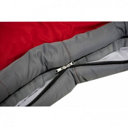 Ozark Trail 10-Degree Cold Weather Mummy Sleeping Bag with Soft Liner, Red, 85"x33"