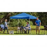 Ozark Trail 10' x 10' Instant Slant Leg Pop-up Canopy Outdoor Shading Shelter, Blue