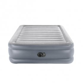 Intex 20" Dura-Beam Deluxe Raised Air Bed Mattress with Internal Pump - Queen