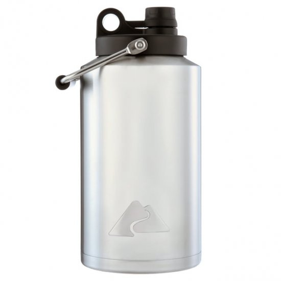 Ozark Trail 1-Gallon Insulated Stainless-Steel Water Jug, Silver