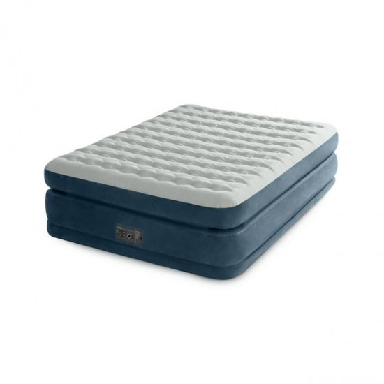 Intex 22\" Dura-Beam Control Comfort Air Mattress with Internal Pump - Queen