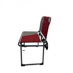 Ozark Trail Anywhere Stadium Seat, Red and Grey, Adult