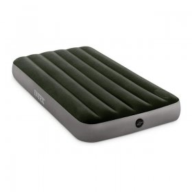 Intex Dura-Beam Standard Series Downy Airbed with Built-In Foot Pump, Full Size