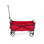 Seina Compact Outdoor Folding Utility Wagon, RED