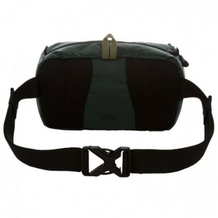 Ozark Trail 3.5 Ltr Waist Pack, Green, Unisex, Polyester Zipper