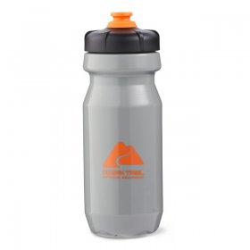 Ozark Trail 22 Fluid Ounces Cycling Water Bottle, Black and Gray