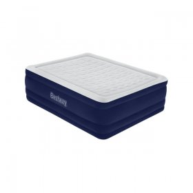 Bestway Tritech 24" Air Mattress Antimicrobial Coating with Built-in AC Pump, Queen