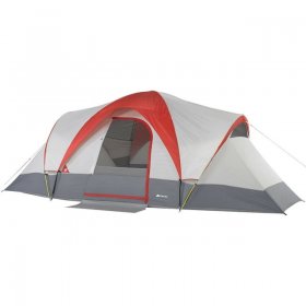 Ozark Trail 9-Person Weatherbuster? Dome Tent, with Built-in Mud Mat