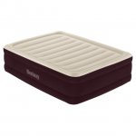 Bestway Maroon 20" Queen Air Mattress with Built-in Pump