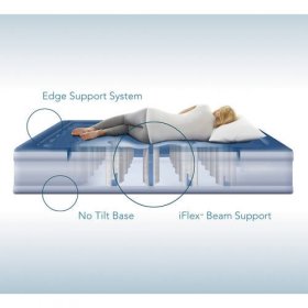 Beautyrest Extraordinaire 18" Inflatable Blow up Air Bed Mattress with Built-in Pump Queen