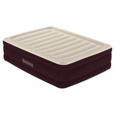 Bestway Maroon 20" Queen Air Mattress with Built-in Pump