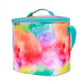 Ozark Trail Pride 24-cans Soft-Sided Cooler, Aqua Blue Watercolors