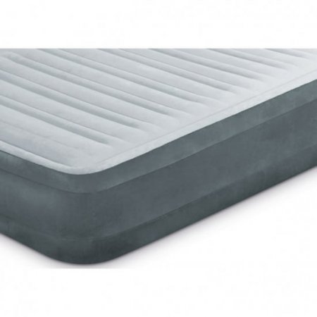 Intex Twin 13" Intex Dura Beam Plus Series Mid Rise Airbed Mattress with Built In Electric Pump